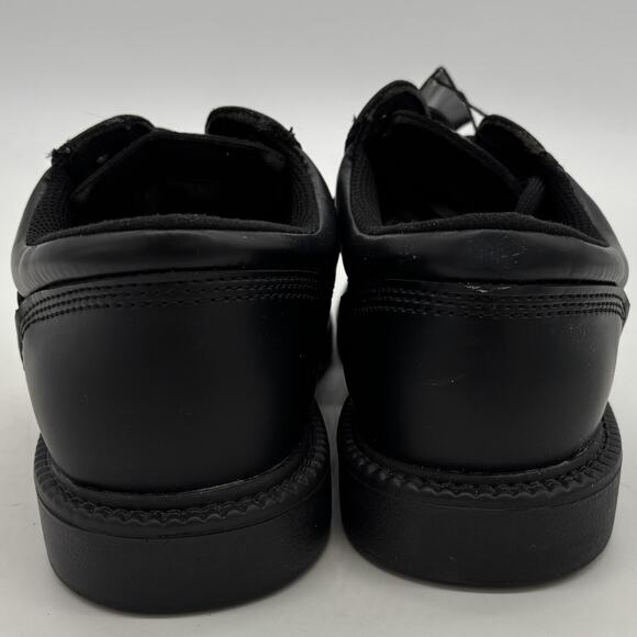 Safe T Step Work Shoes Mens 9 Black Lace Up Slip Resistant Sole Comfort 137921 - Picture 4 of 10